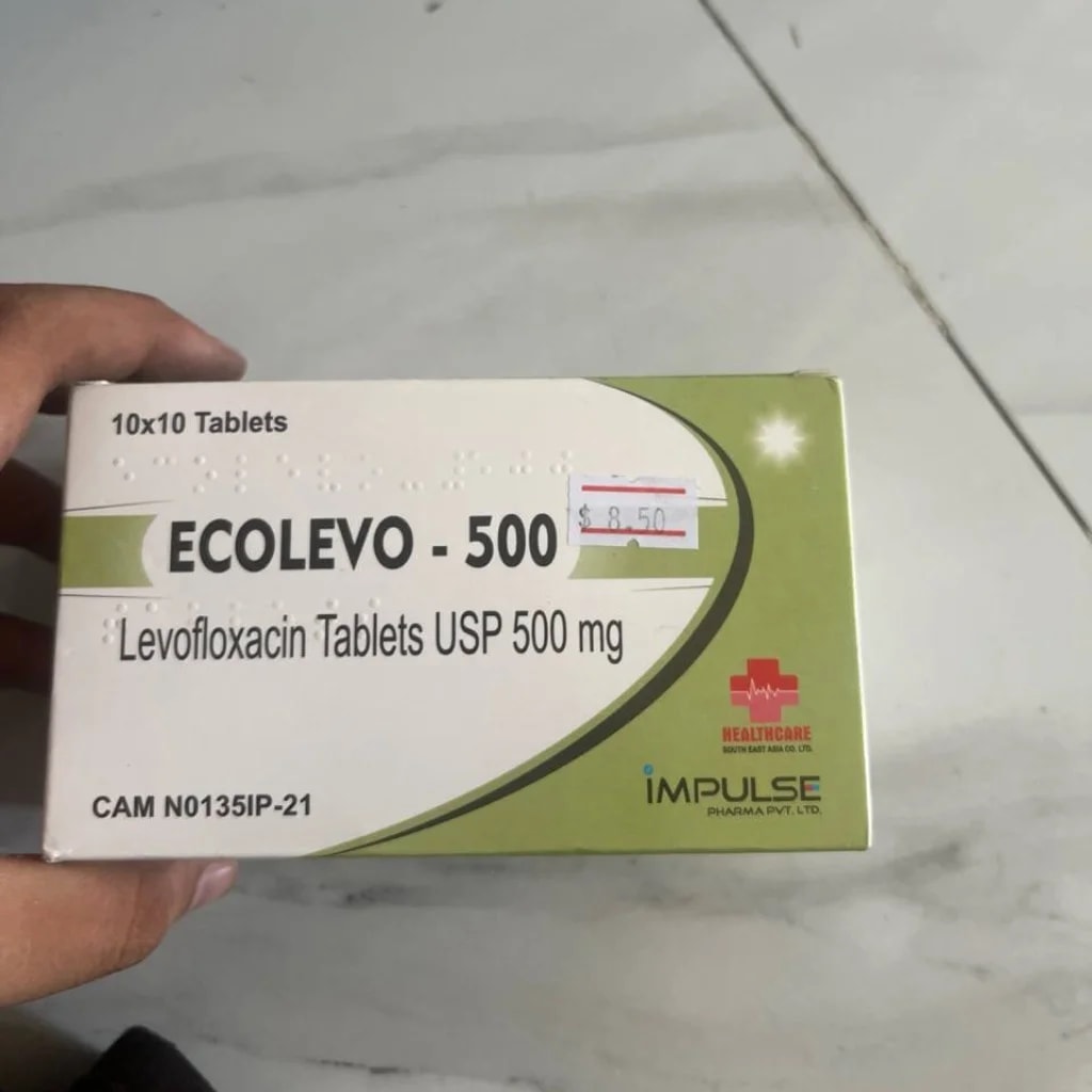 ECOLEVO-500 Levofloxacin USP 500 mg - SETHIKA CARE Pharmacy