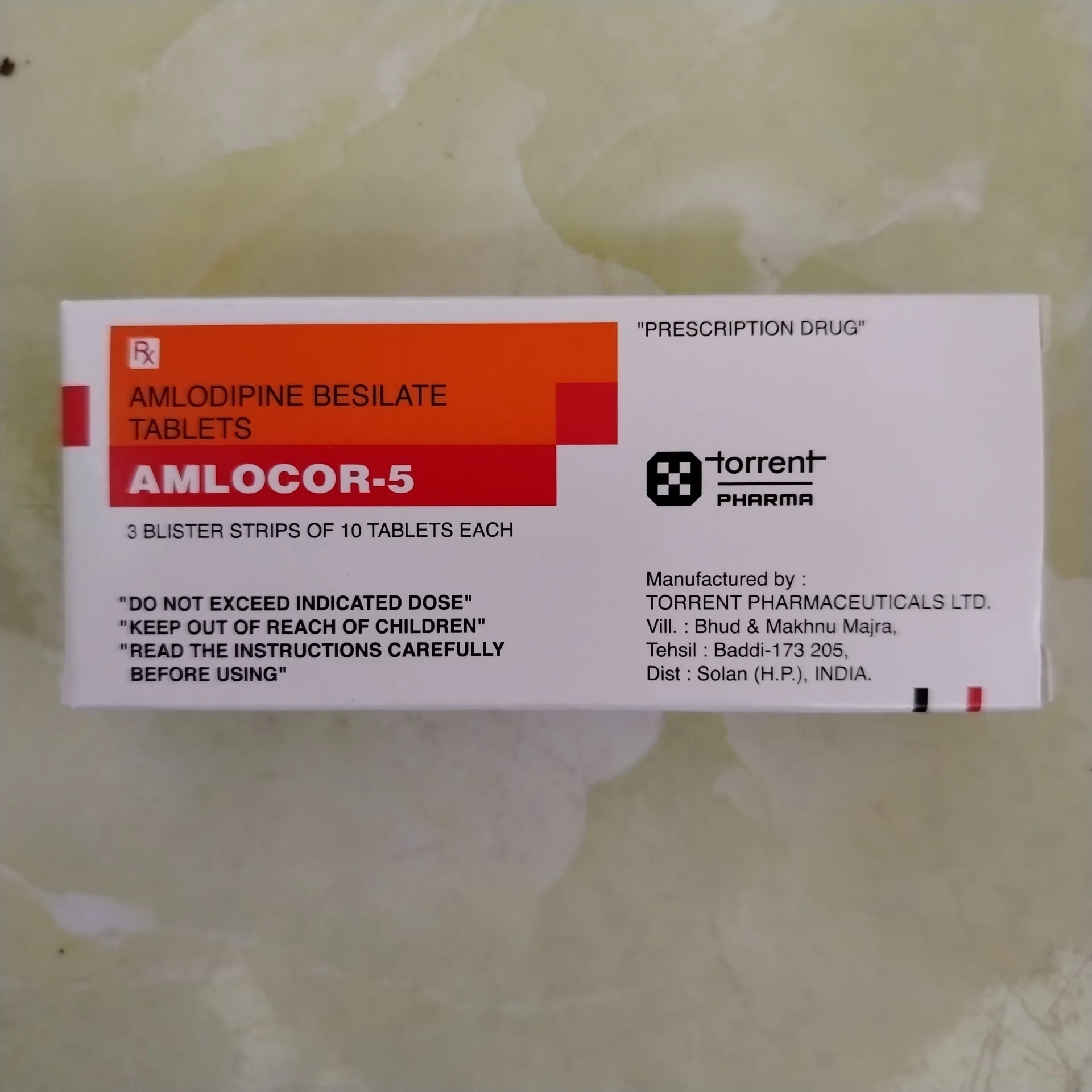 Amlocor-5 5 mg - Phal Cham Rouen
