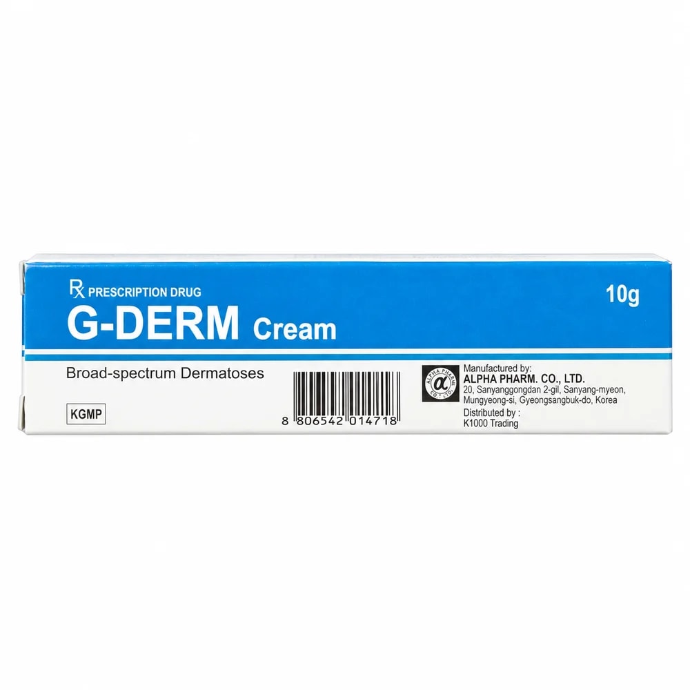 G-DERM Betamethasone 0.5 mg/g / gentamicin 1 mg/g / clotrimazole 10 mg/g - Sann Sopheachenda Pharmacy
