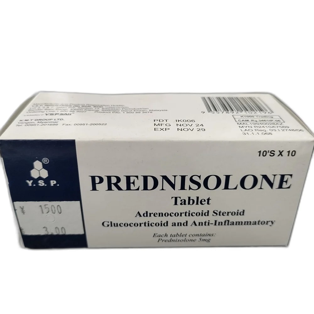 Prednisolone 5 mg - PHARMACY PONLEU AOSOT