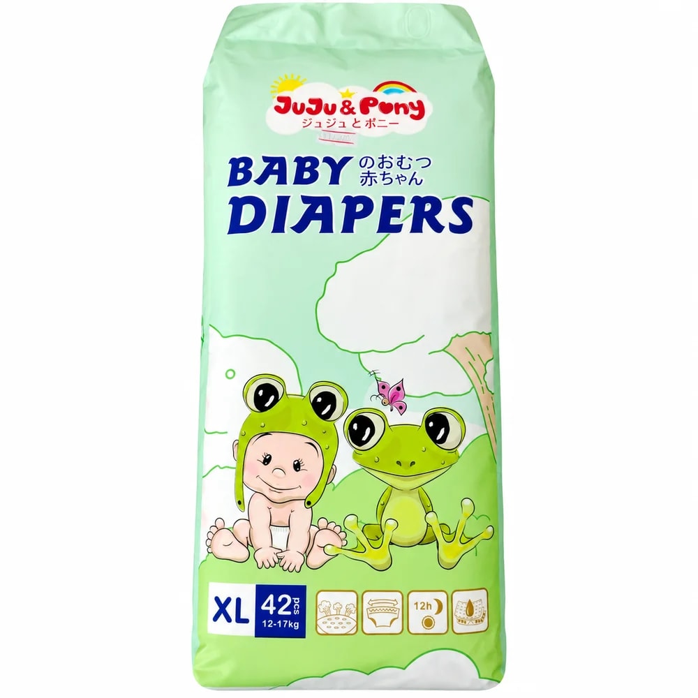 JuJu & Pony Baby Diaper Pants XL - Pharmacy Krech hong