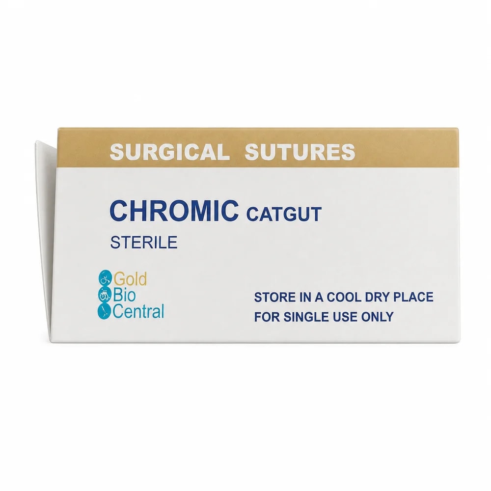 Chromic Catgut 2/0 (3.5 Metric), 75 cm, reverse cutting 30 mm - Preah Chan Tep Pharmacy