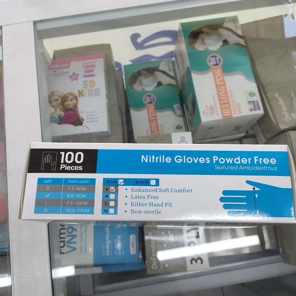 Medco Nitrile Gloves (Powder-Free) Not available - Depot De Pharmacie "A" Kim Houy