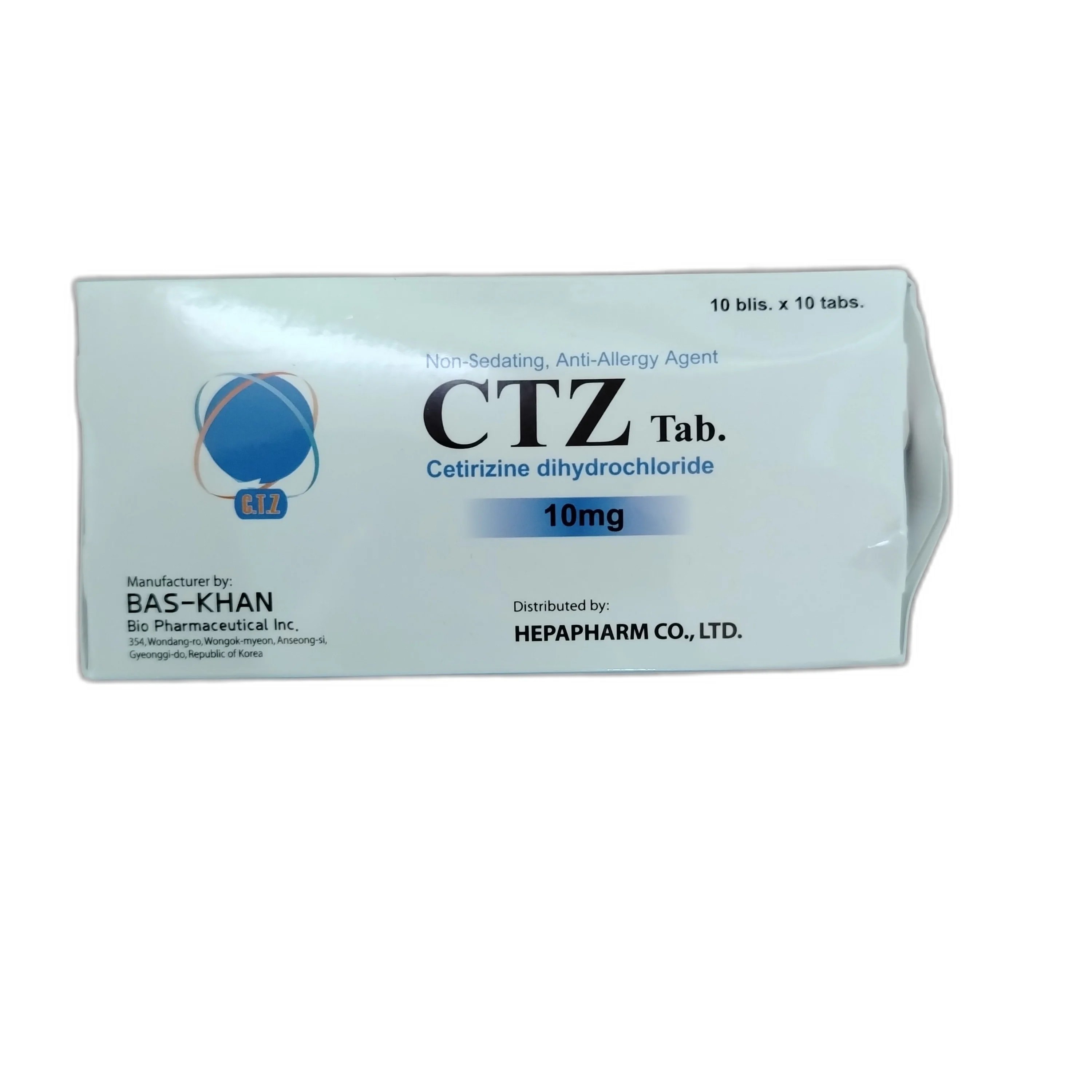 CTZ Tab 10 mg - DARAREASH PHARMACY