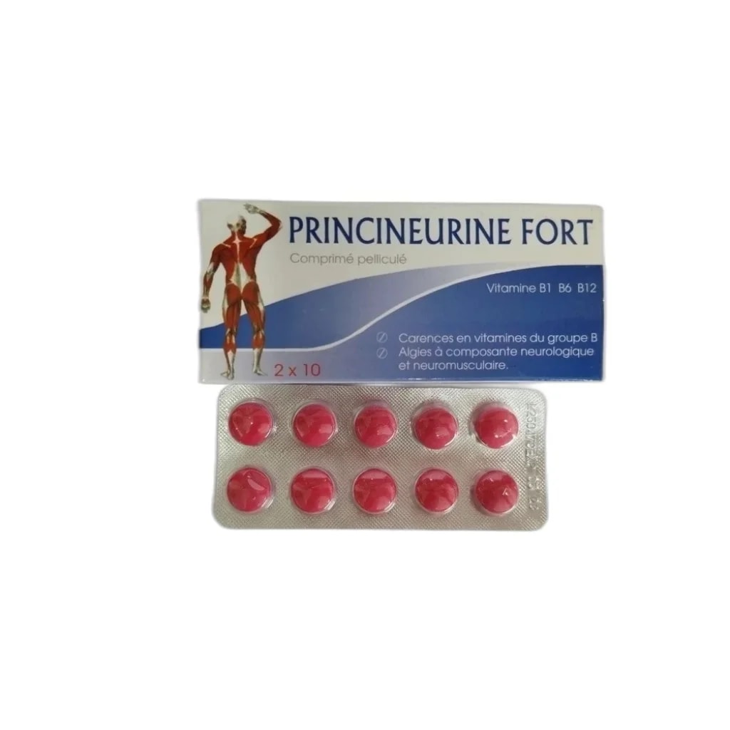 Princineurine Fort Vitamin B1, B6 and B12 tablets - ឱសថស្ថាន សុខលាភ