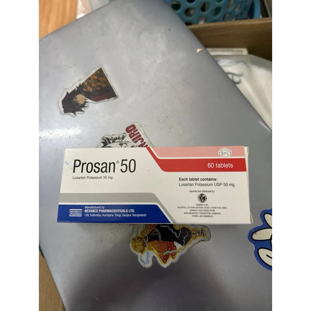 Prosan 50 Losartan potassium 50 mg per tablet - Kim Yi