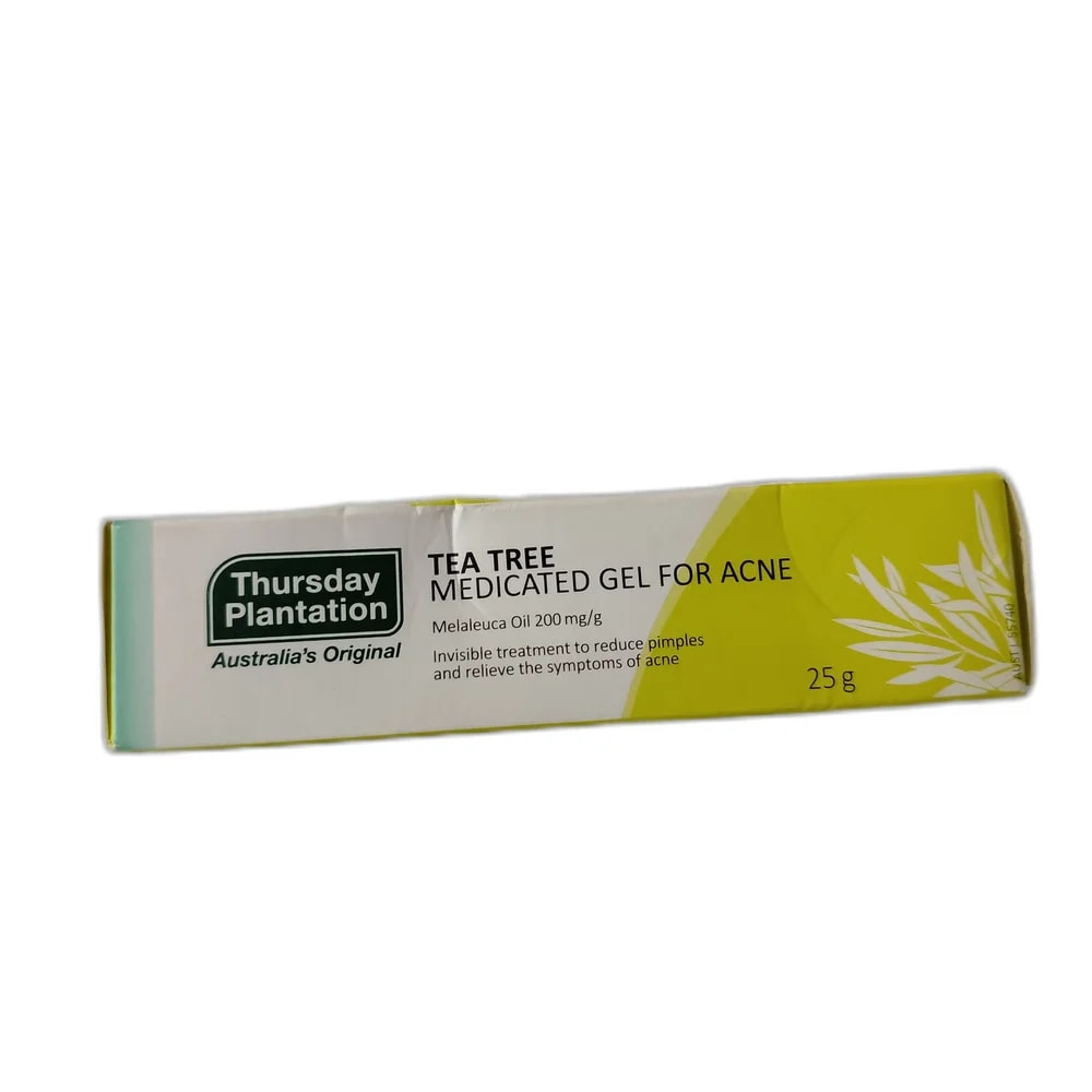 Thursday Plantation Tea Tree Medicated Gel for Acne Melaleuca Oil 200 mg/g, 25 g - PHARMA ASSIST PHARMACY