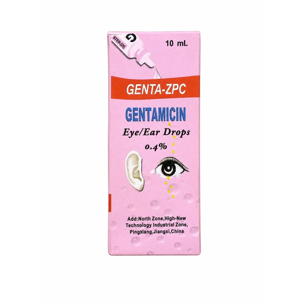 Genta-ZPC Gentamicin 4 mg/mL (0.4%) eye and ear drops - Kim Yi
