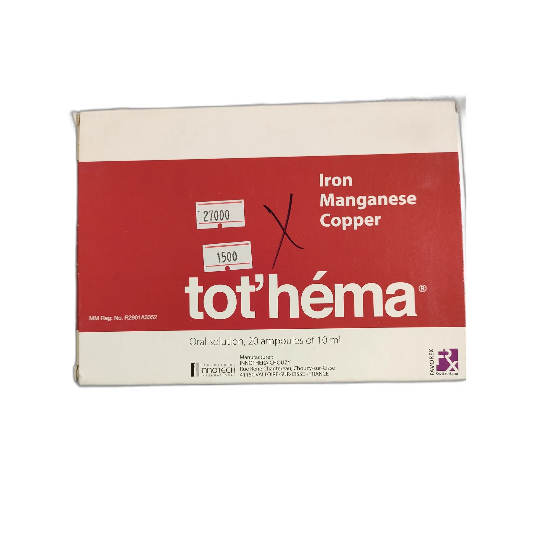 Tothéma Oral Solution 50 mg / 1.33 mg / 0.70 mg per ampoule - PRONETH PHARMA PHARMACY