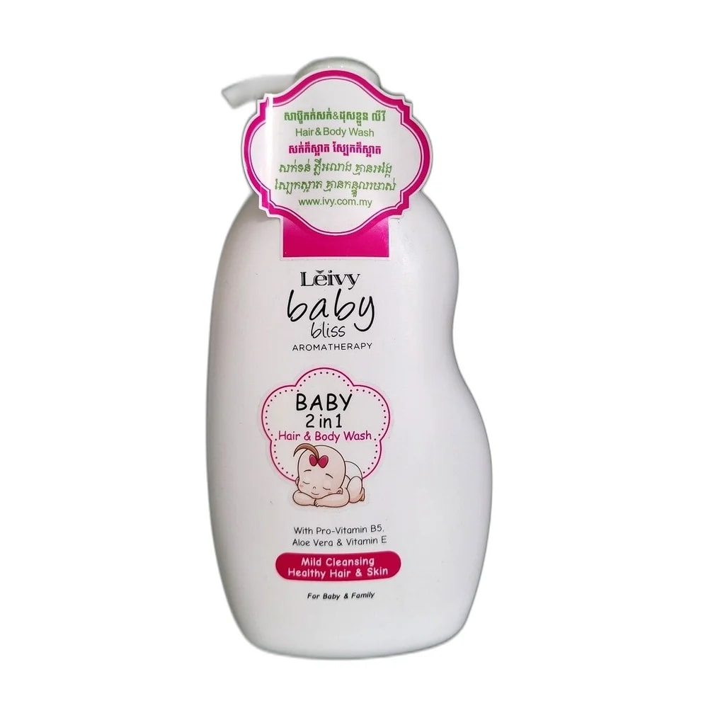 Leivy Baby Bliss Baby 2-in-1 Hair & Body Wash 800 mL - ឱសថស្ថាន សុខលាភ