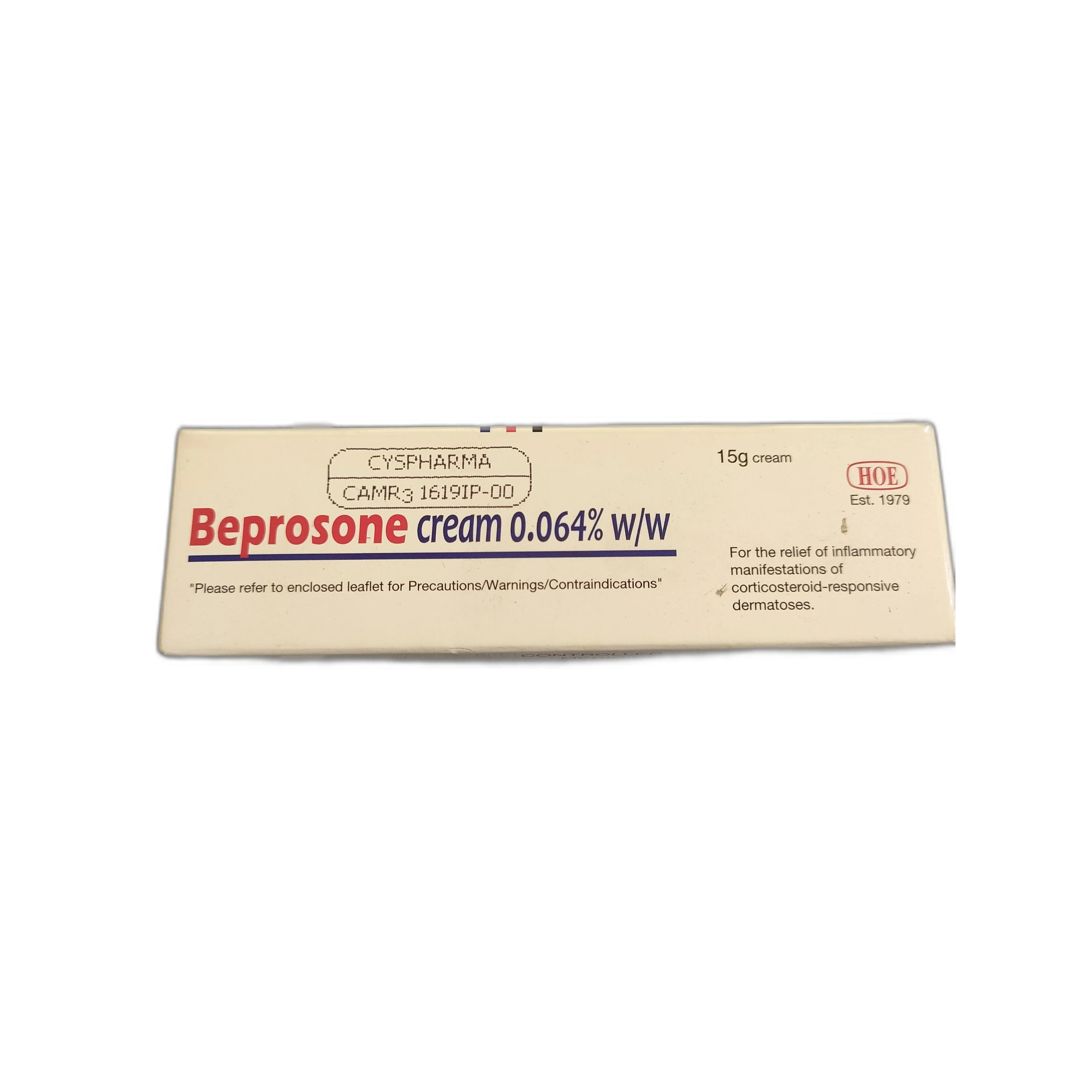 Beprosone cream 0.064% w/w 15 g cream - PRONETH PHARMA PHARMACY