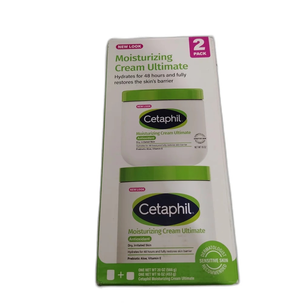Cetaphil Moisturizing Cream Ultimate 2-Pack (20 oz + 16 oz) 20 oz + 16 oz - DHOU CARE PHARMACY