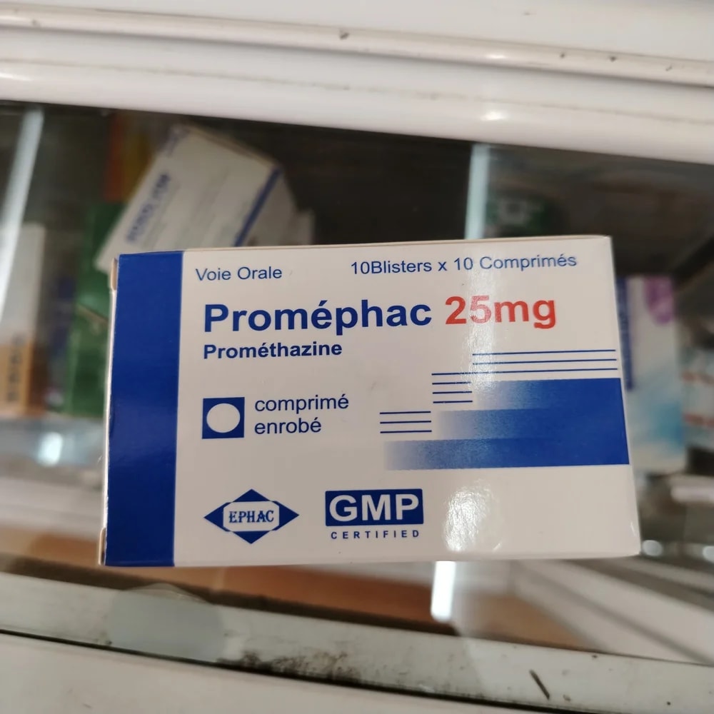 Proméphac Promethazine hydrochloride 25 mg per tablet - Reachiny Pharmacy