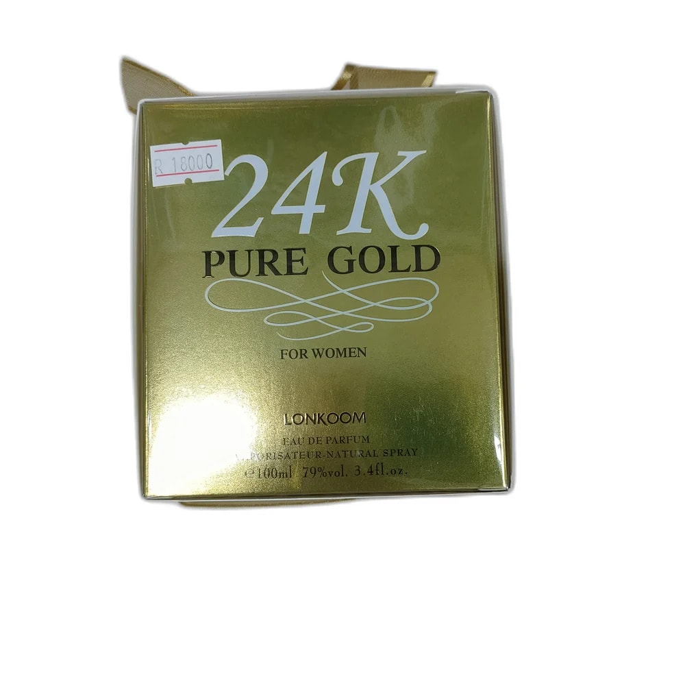 Lonkoom 24K Pure Gold Eau de Parfum for Women 100 ml - Depot de Pharmacie B Rotha
