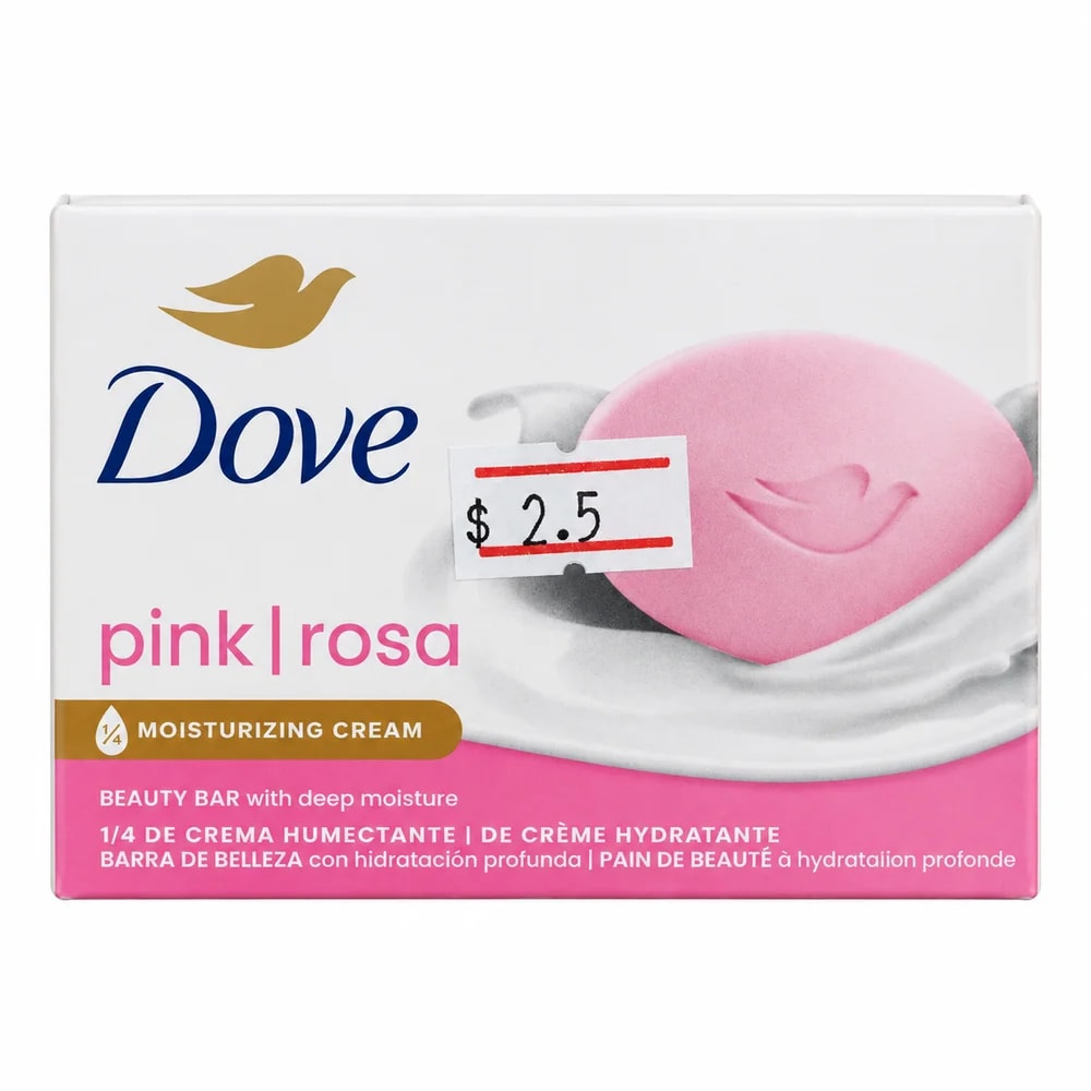 Dove Pink / Rosa Beauty Bar 90 g - Pharmacy Krech hong