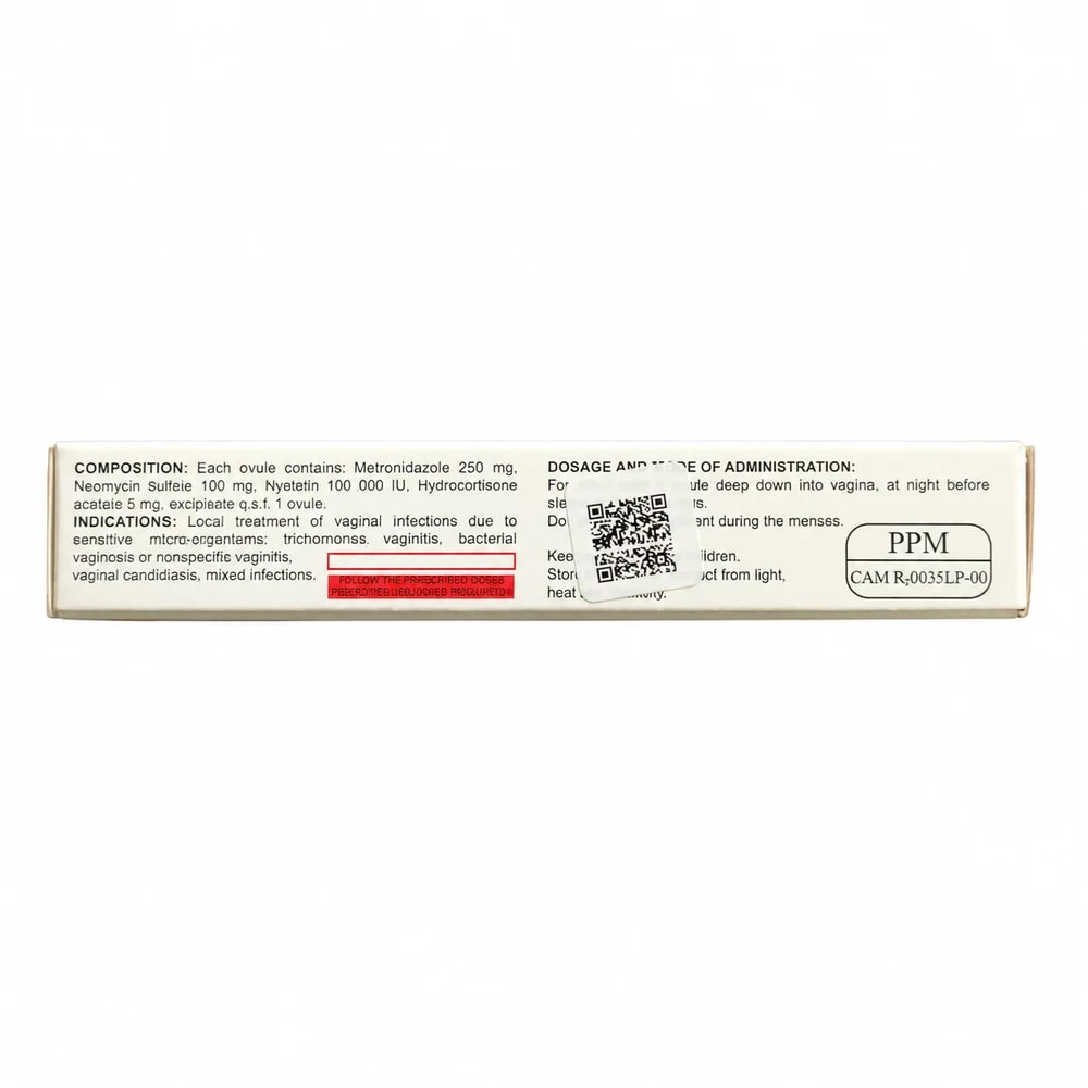 Gynomax 250 mg / 100 mg / 100,000 IU / 5 mg - Sann Sopheachenda Pharmacy