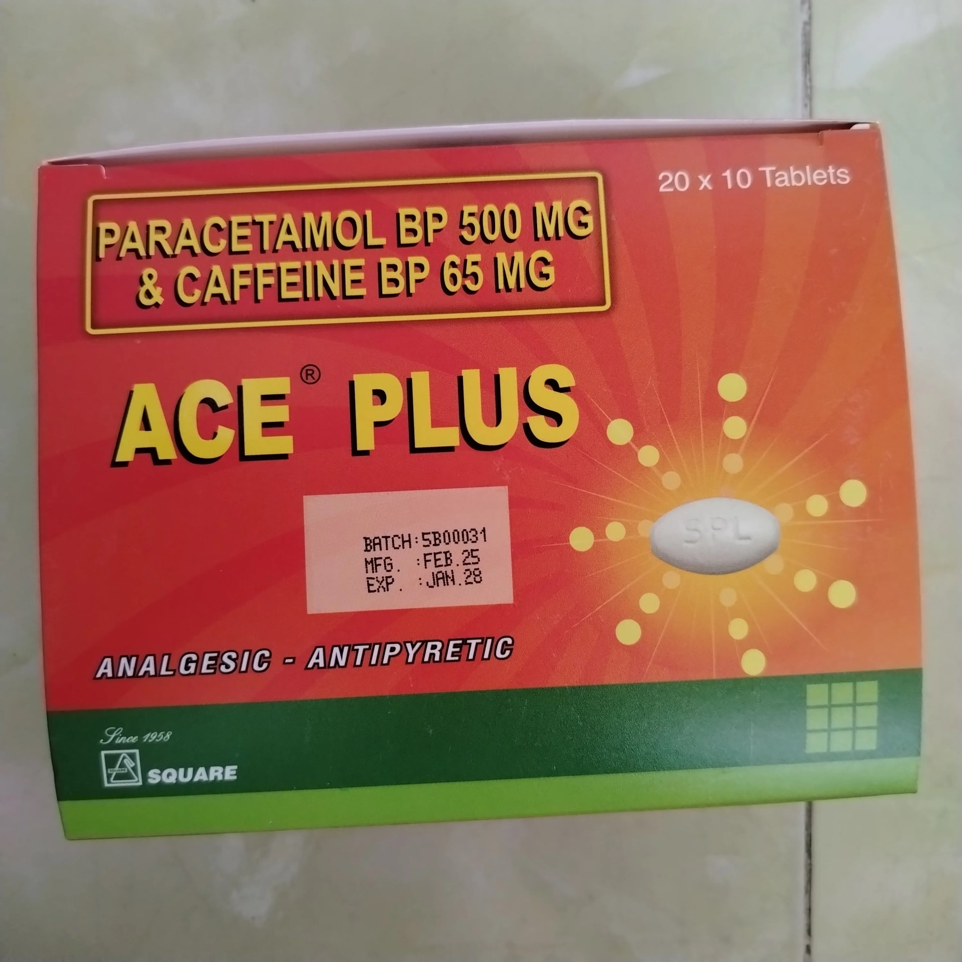 Ace Plus 500 mg / 65 mg - Phal Cham Rouen