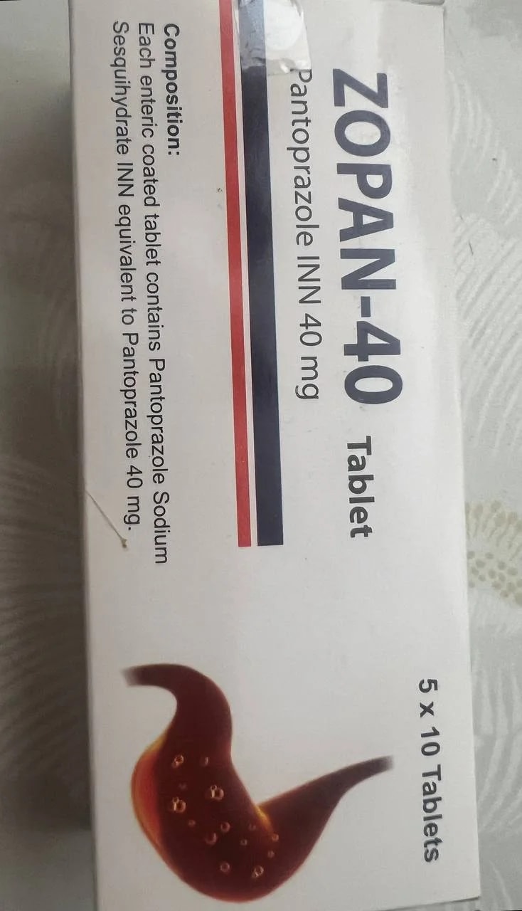 Zopan-40 Pantoprazole 40mg - ឱសថស្ថាន ក្តីស្រឡាញ់