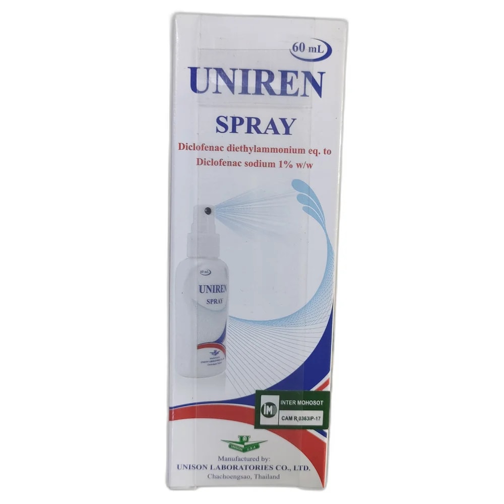 Uniren 1% w/w Diclofenac Sodium - PHARMACIE PORNLEU PICH