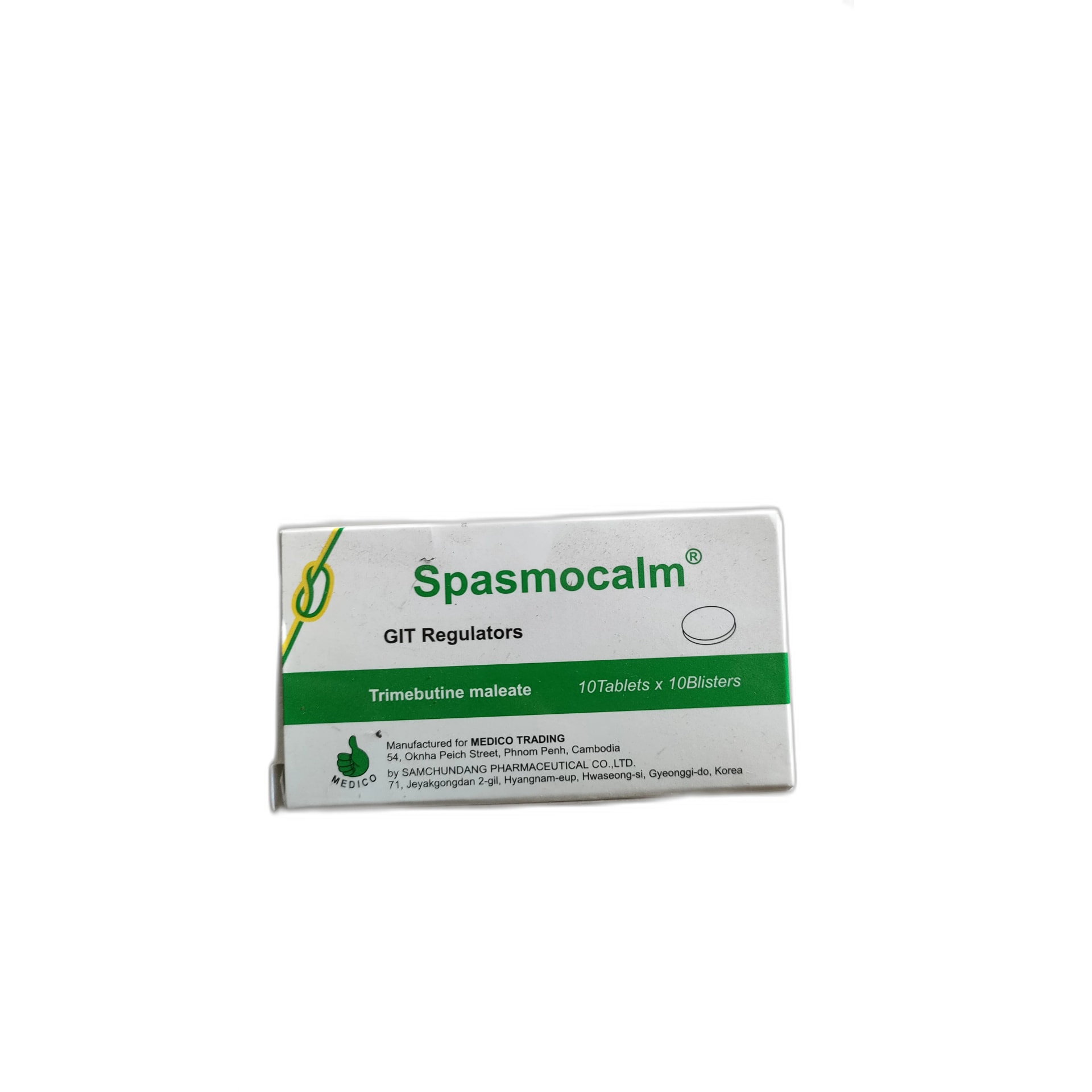 Spasmocalm 100 mg - PONLEU DOUNG DARA PHARMACY