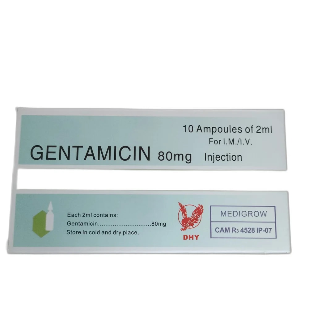 Gentamicin 80 mg Injection 80 mg / 2 mL - SUKHA PHARMACY