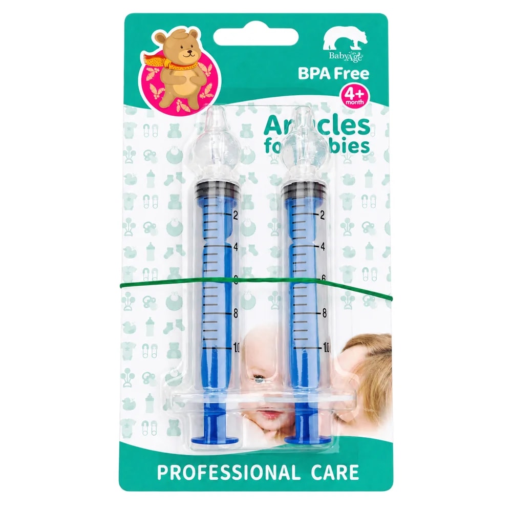 BabyAge BPA Free Oral Feeding Syringe Set 2 pieces - Pharmacy Krech hong