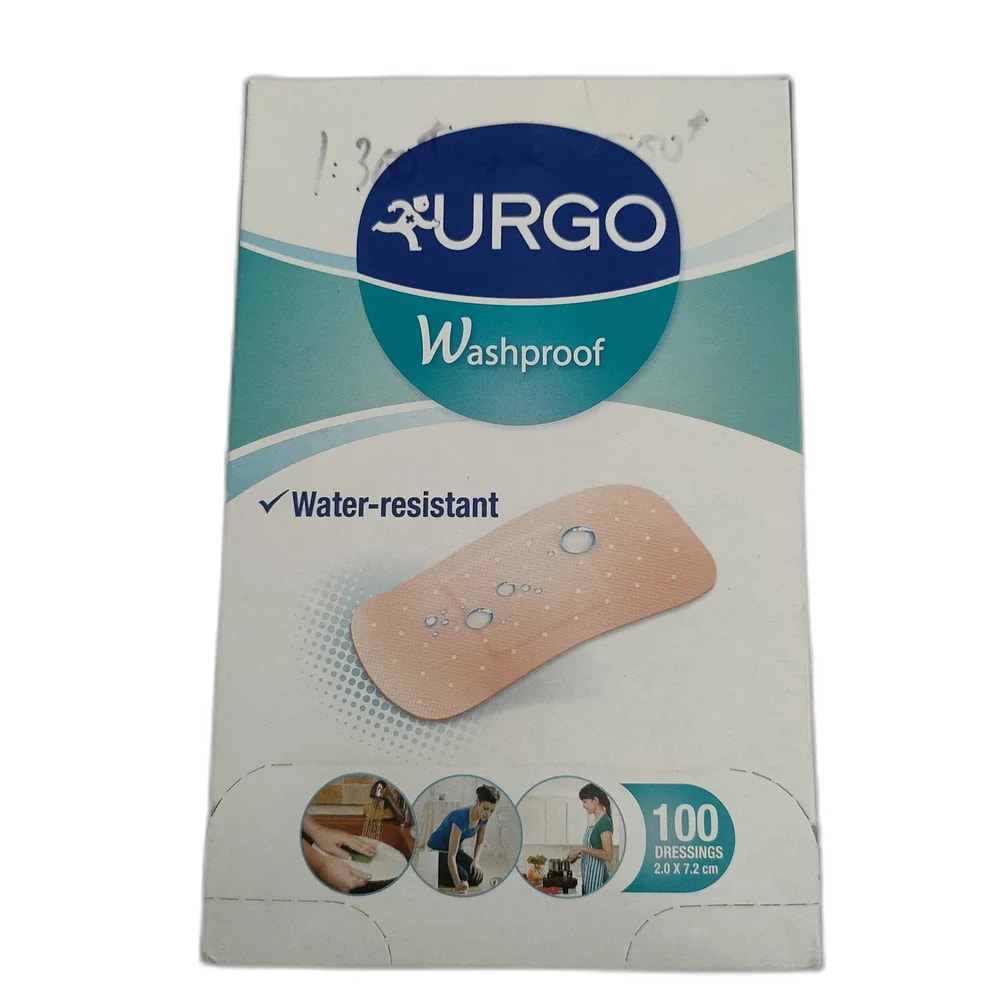 Urgo Washproof 2.0 x 7.2 cm, 100 dressings - PHARMACY PONLEU AOSOT