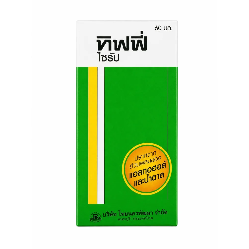 Tiffy Syrup Paracetamol 120 mg + Phenylephrine hydrochloride 5 mg + Chlorpheniramine maleate 1 mg / 5 mL - Kim Yi