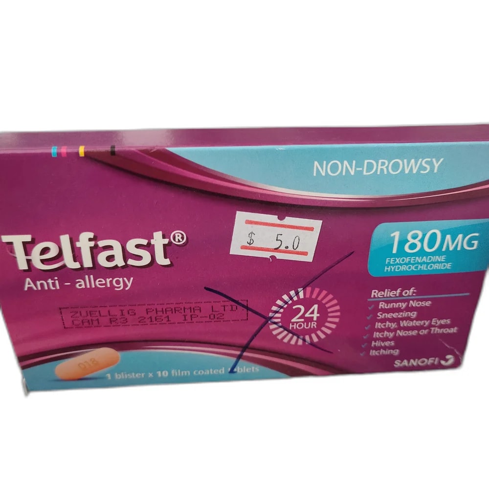 Telfast 180 mg - PHARMACY PONLEU AOSOT