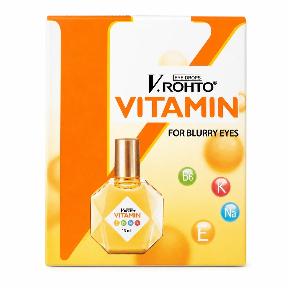 V.Rohto Vitamin 13 mL eye drops - Preah Chan Tep Pharmacy