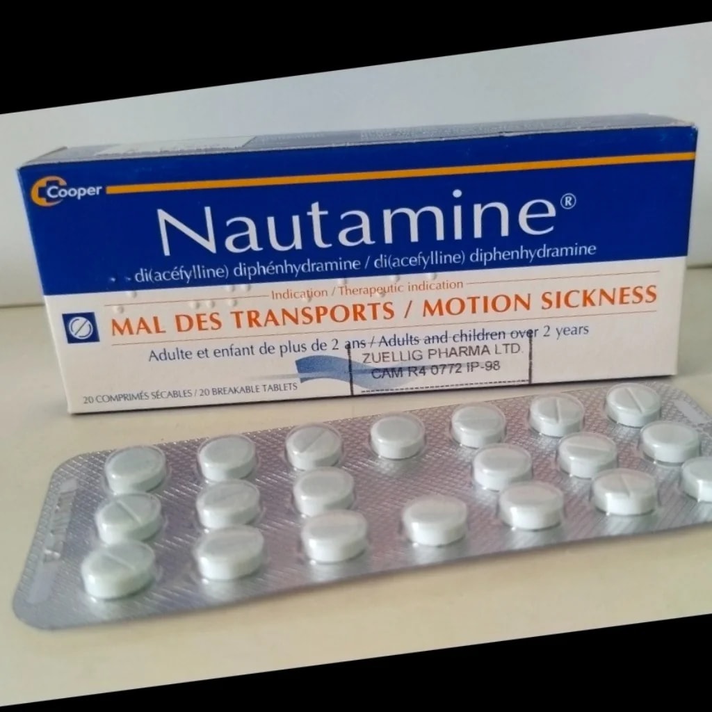 Nautamine Motion-Sickness 90mg - ឱសថស្ថាន សុខលាភ