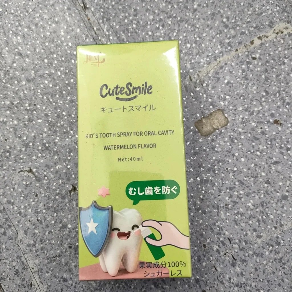 Cute Smile Kid's Tooth Spray (Watermelon Flavor) 40 mL bottle - Depot De Pharmacie "A" Kim Houy