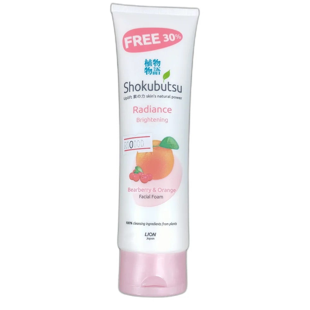 Shokubutsu Radiance Brightening Facial Foam 130 g - Depot de Pharmacie B Rotha