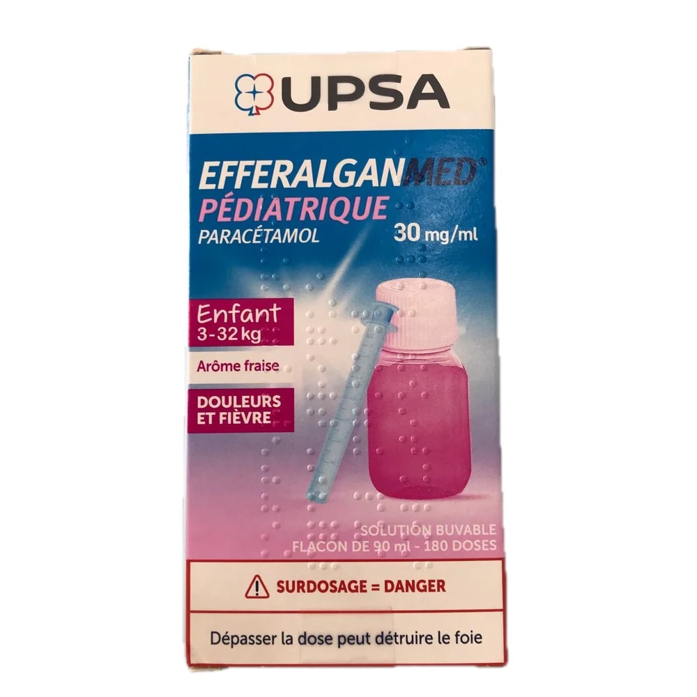 Efferalganmed Pédiatrique 30 mg/ml (90 ml) - Reach Srey
