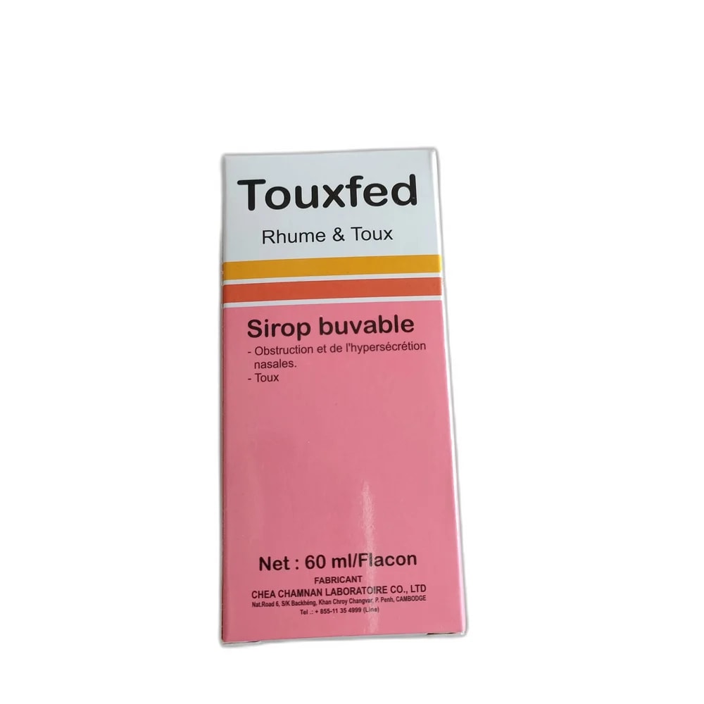 Touxfed 2.5 mg / 5 mg / 0.5 mg / 10 mg per 5 mL - SUKHA PHARMACY