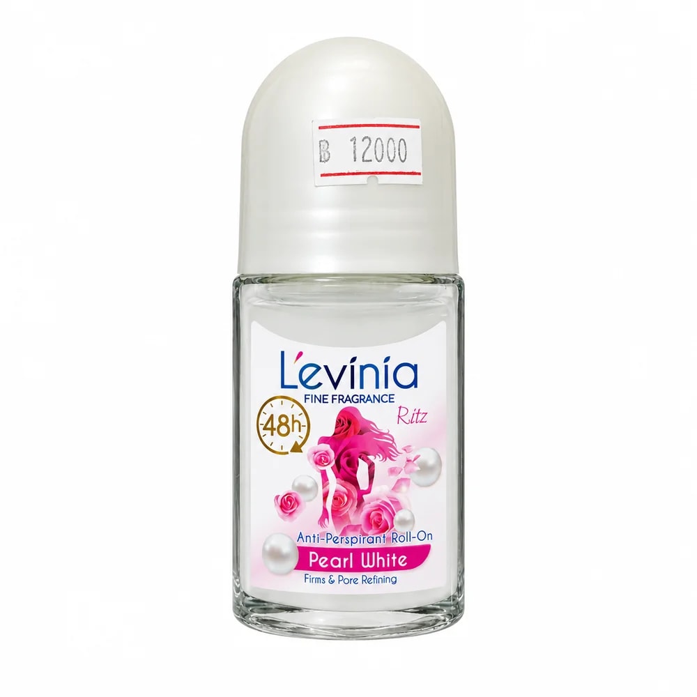L'evínia Pearl White Fine Fragrance Anti-Perspirant Roll-On 50 g - Pharmacy Krech hong