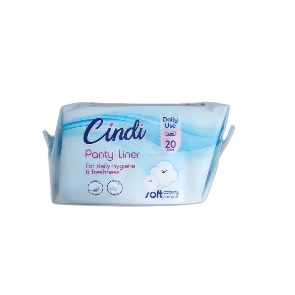 Cindi Panty Liner Daily Use 15 cm, 20 liners - Depot de Pharmacie B Rotha