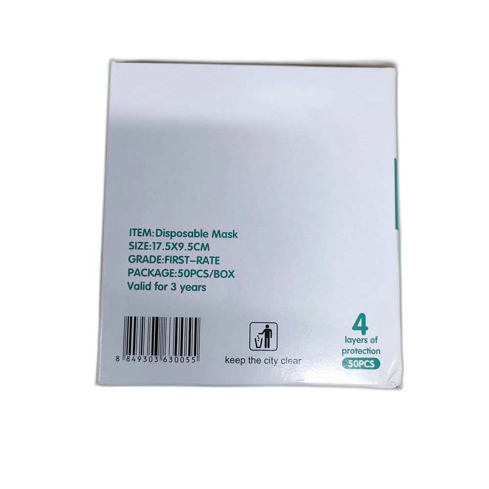 BCF Disposable Mask 4-Layer 4 layers - Depot de Pharmacie B Rotha