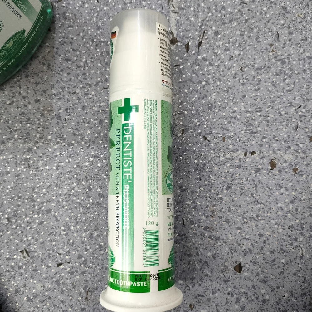 Dentiste' Plus White Vitamin C & Xylitol Hygienic & Herbapeutic Toothpaste Not available - Depot De Pharmacie "A" Kim Houy