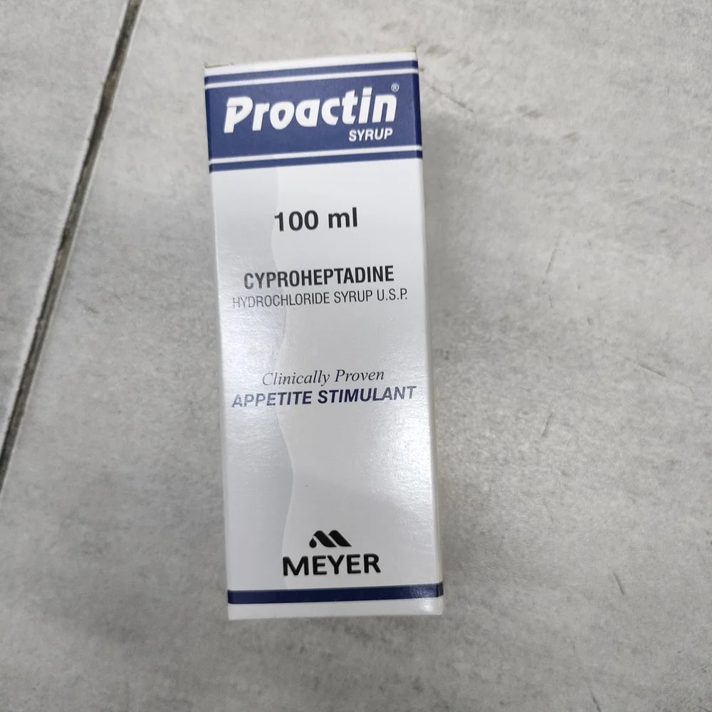 Proactin Syrup Not available - Depot De Pharmacie "A" Kim Houy