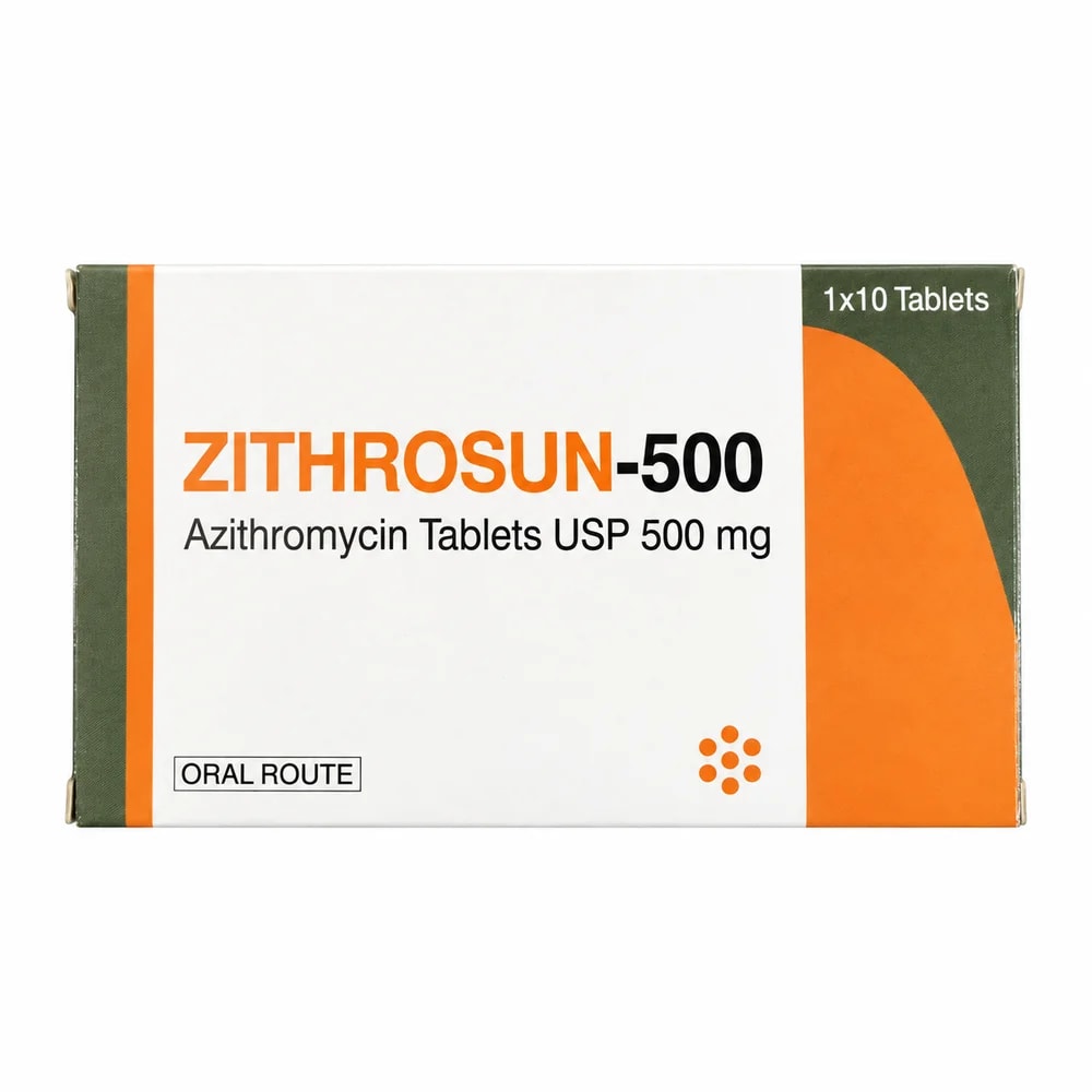 Zithrosun 500 mg - Sann Sopheachenda Pharmacy