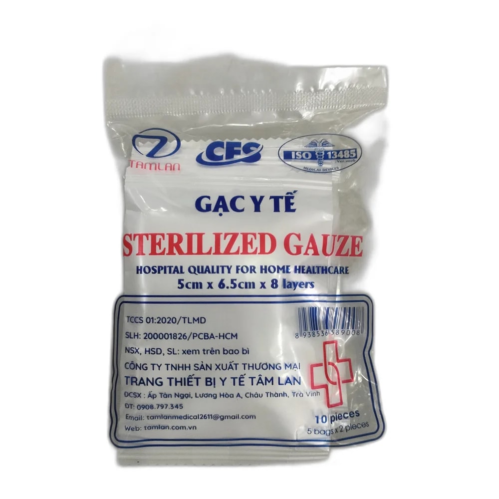 Tamlan Sterilized Gauze - Reachvong Pharmacy