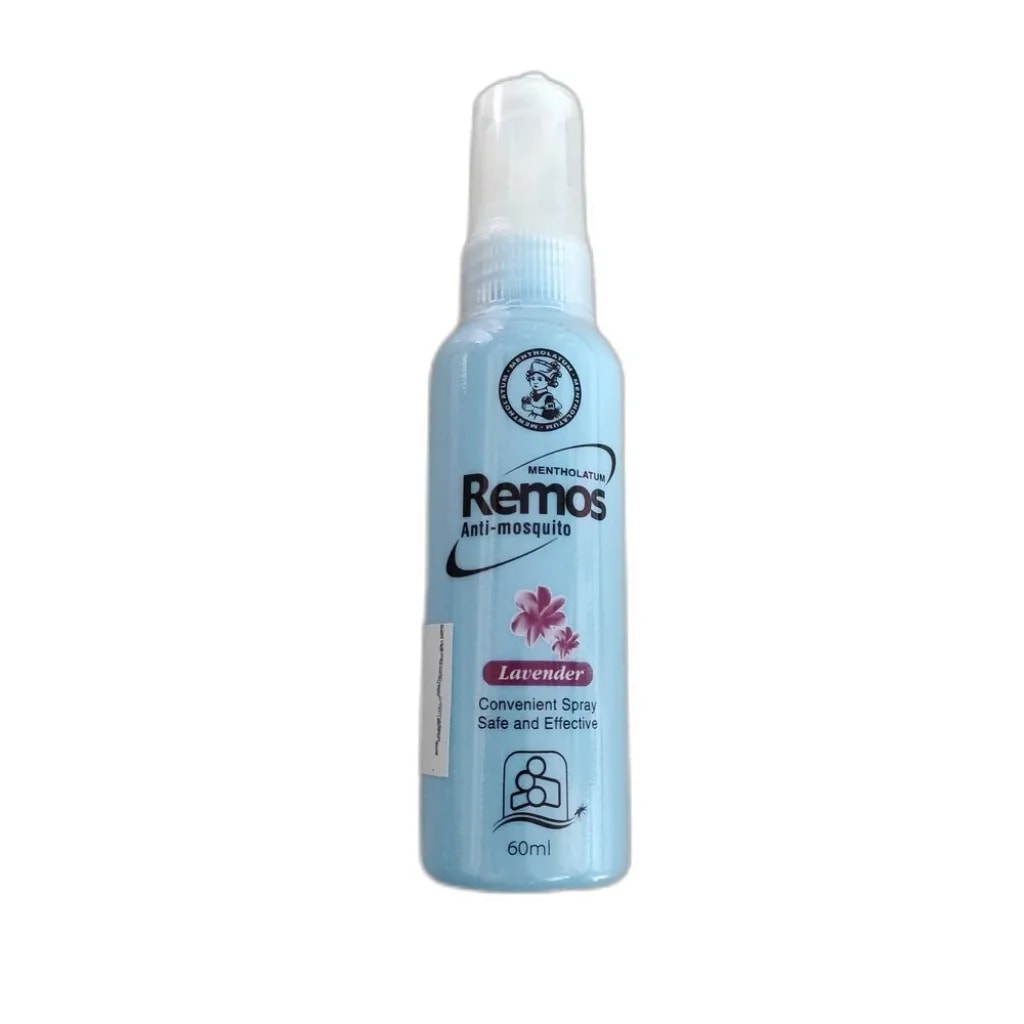Mentholatum Remos Anti-Mosquito Lavender Spray 60 mL; DEET 15% - SUKHA PHARMACY