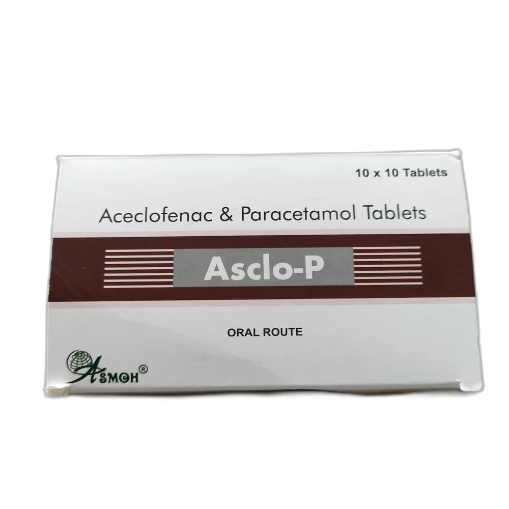 Asclo-P 100 mg / 500 mg - SUKHA PHARMACY