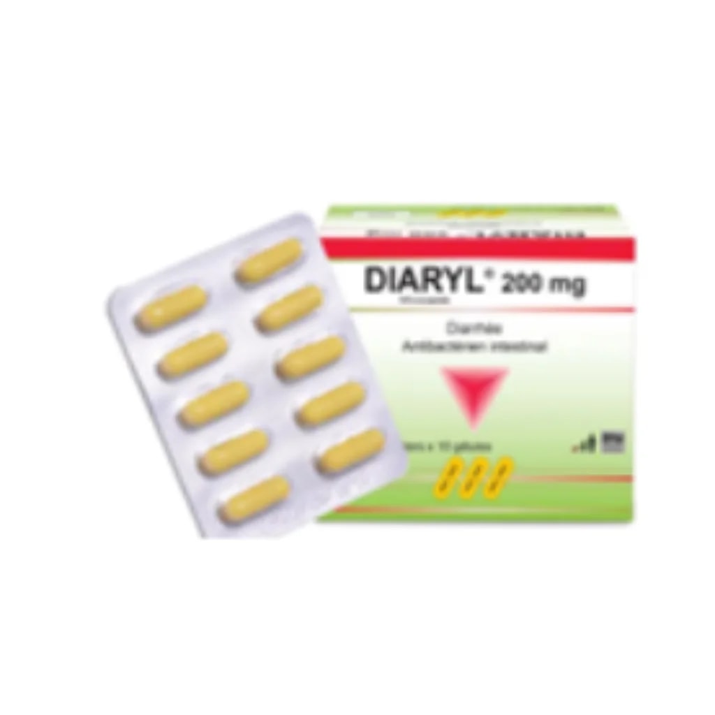 Diaryl 200mg = Ercefuryl 200mg (Nifuroxazide) 200mg - Phnom Penh Care Pharmacy 2ND Floor / Under CENTRAL HOSPITAL