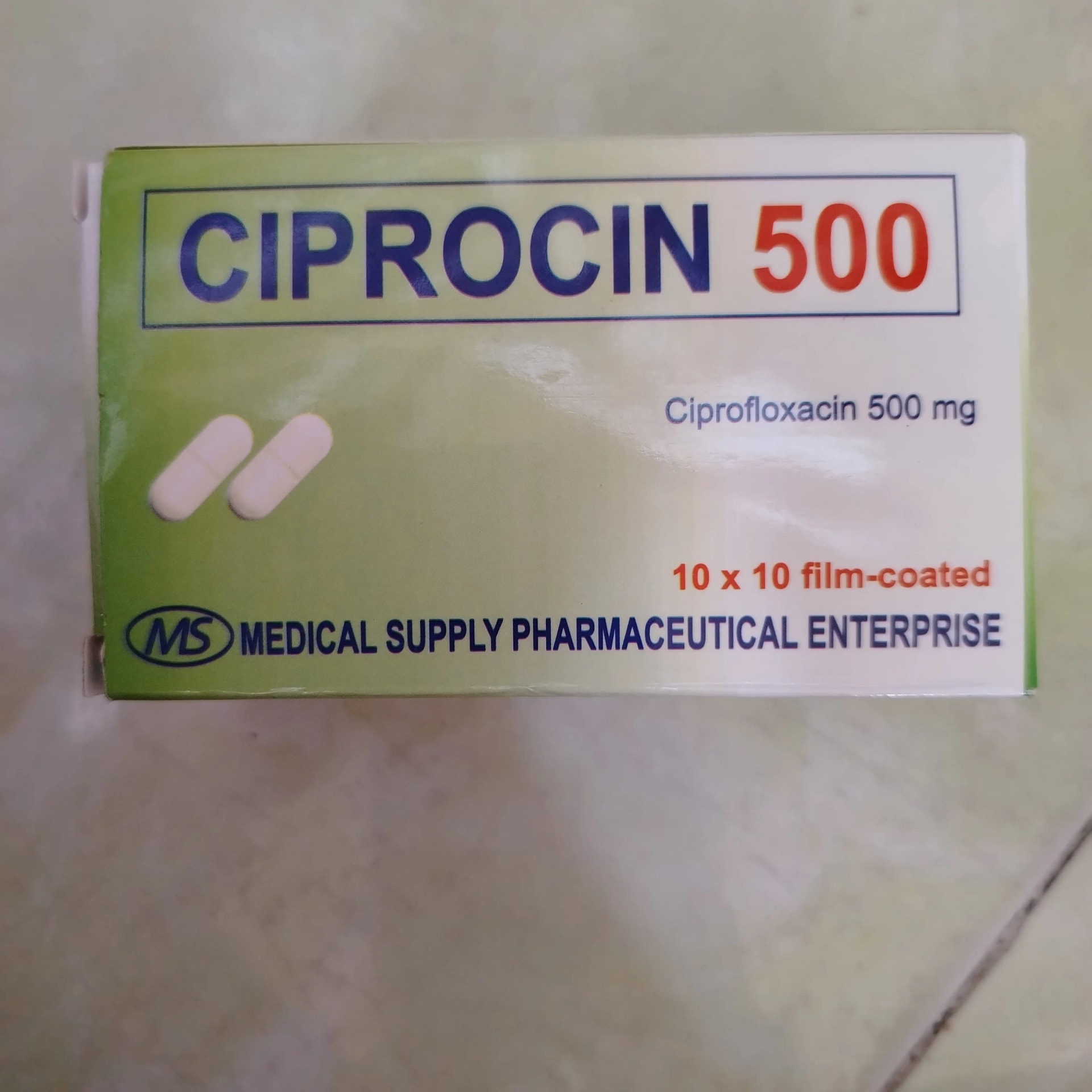 Ciprocin 500 500 mg - Phal Cham Rouen
