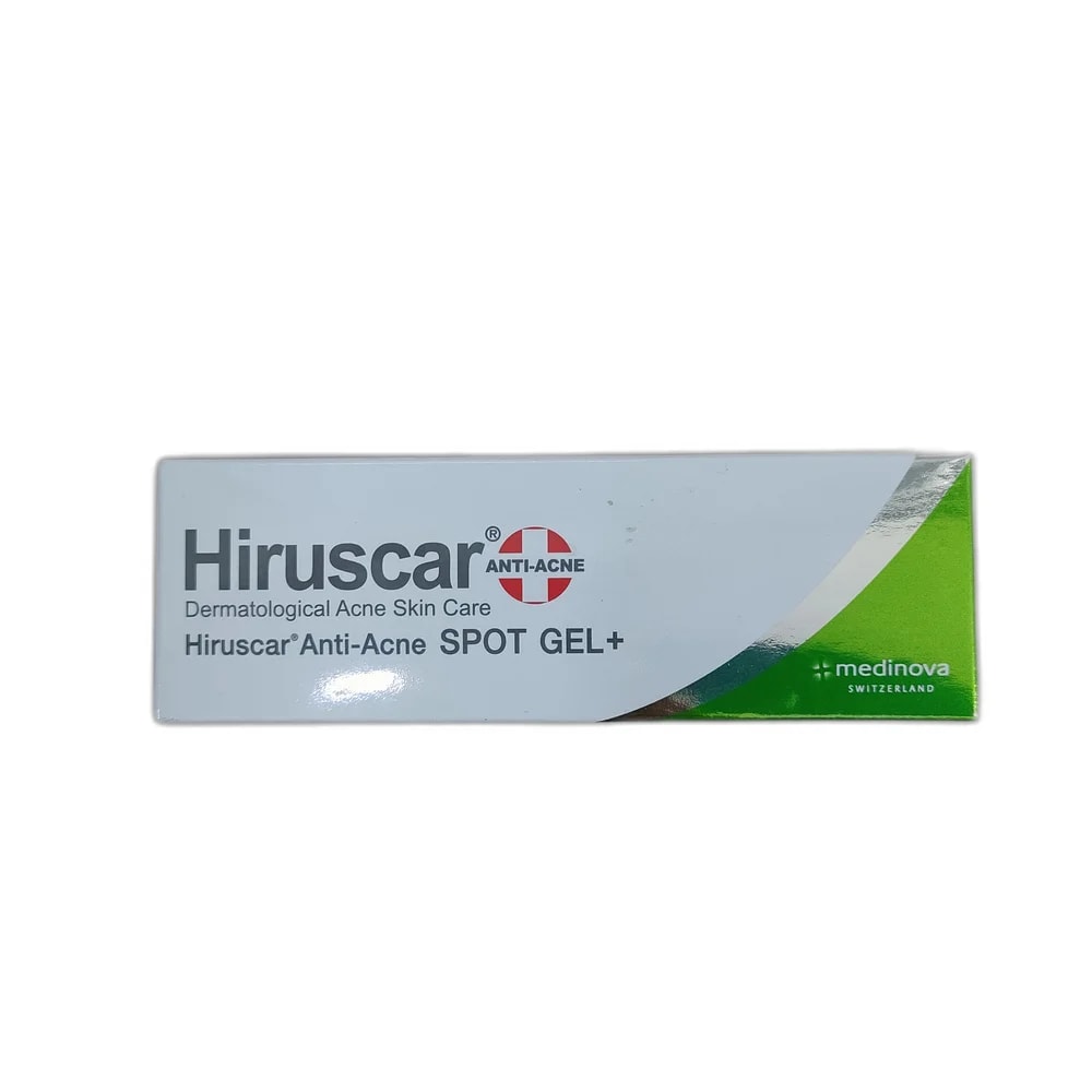 Hiruscar Anti-Acne Spot Gel+ 10g Salicylic acid 1% - Depot de Pharmacie B Rotha