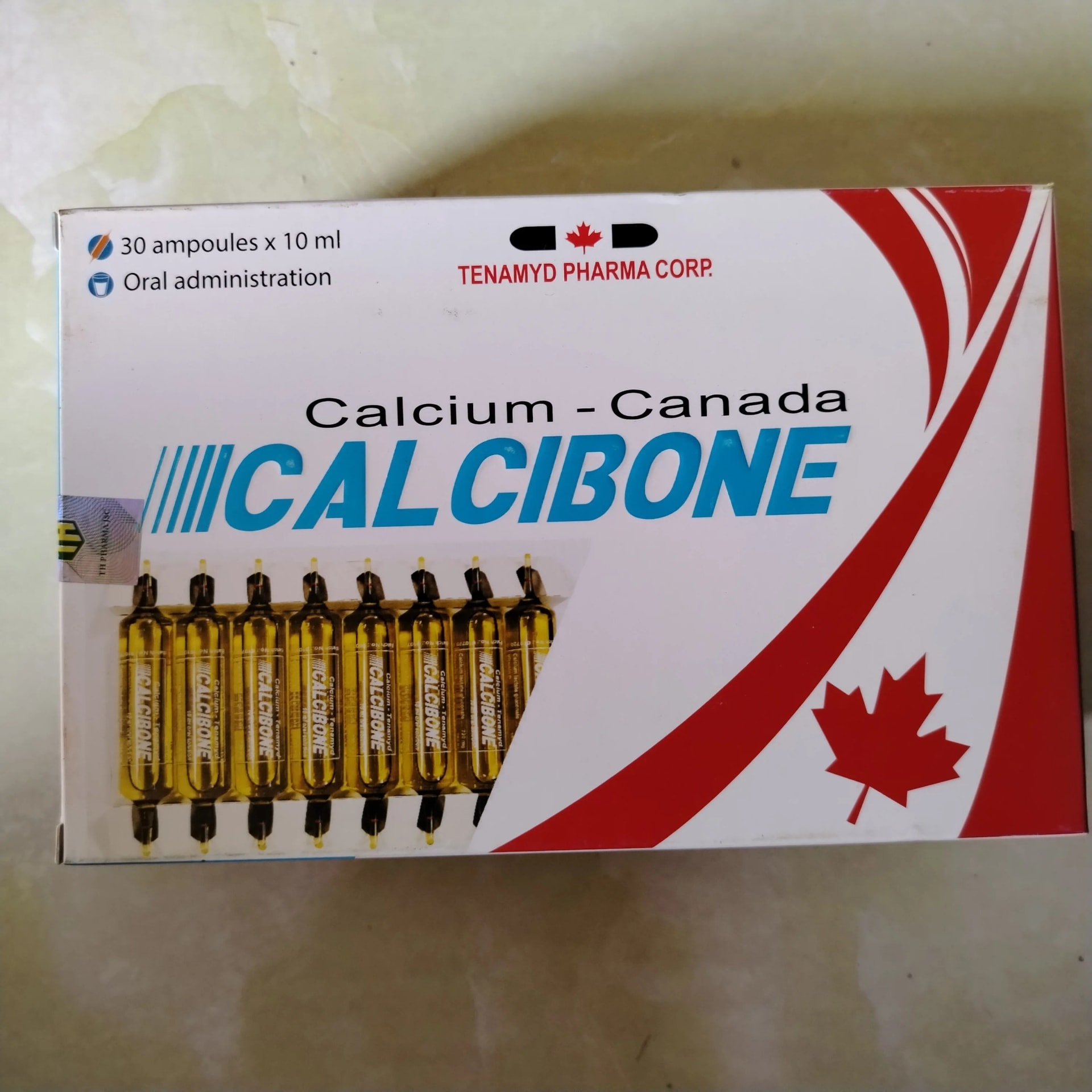 Cal Cibone Calcium Canada 10ml per ampoule - Phal Cham Rouen
