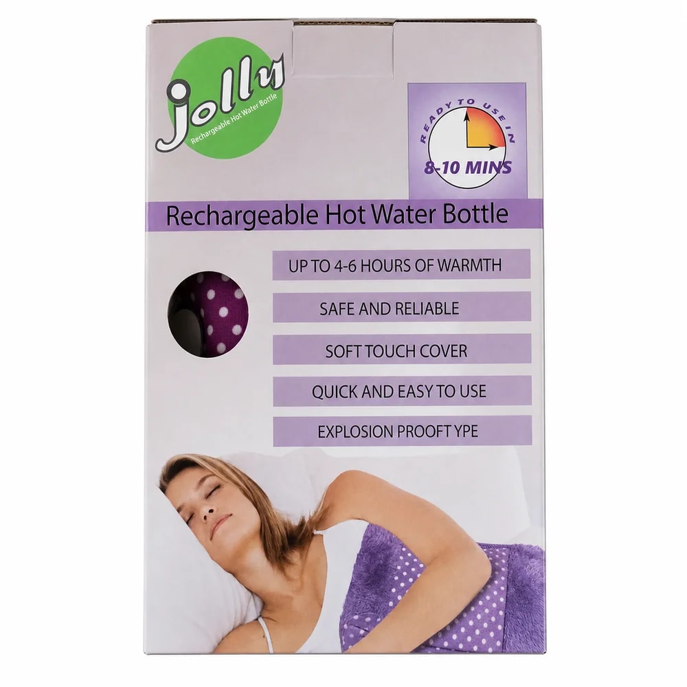 Jolly Rechargeable Hot Water Bottle Rechargeable electric hot-water bottle, 380 W - Preah Chan Tep Pharmacy