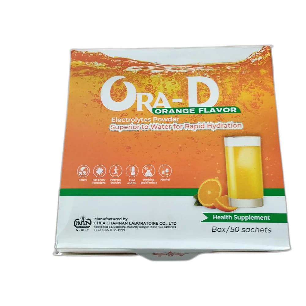 Ora-D Orange Flavor Sachet - SUKHA PHARMACY